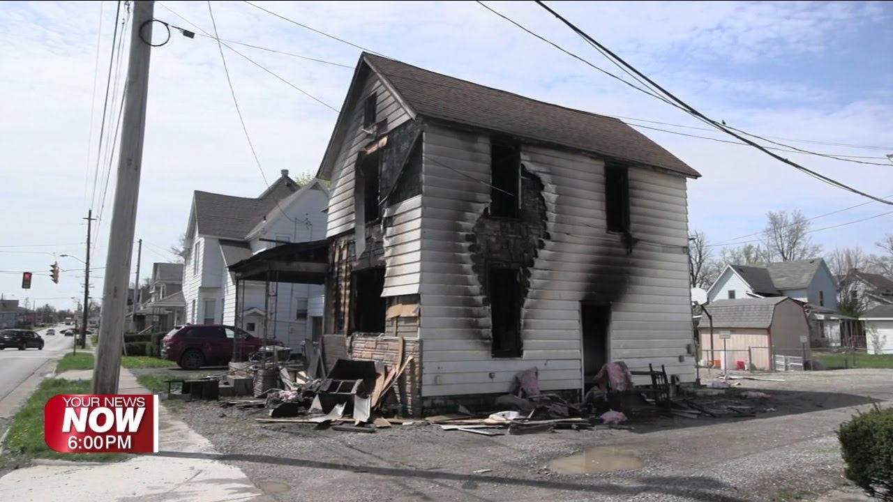 Fire damages vacant home on Jameson Avenue - YouTube