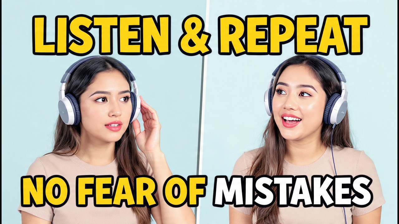 English Shadowing Practice | Speak Confidently Even with Mistakes