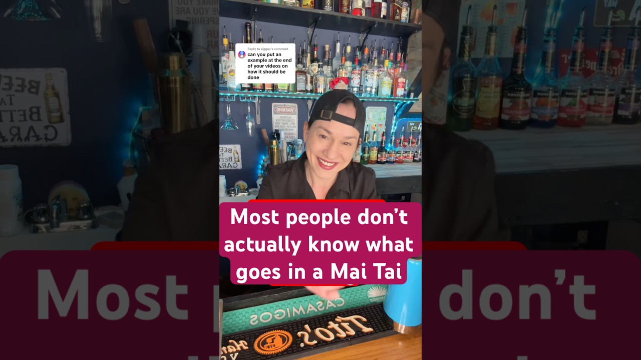 Most people don’t know what actually goes in a Mai Tai. That’s why you never have the same one twice