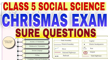 Class 5 Christmas Exam Social Science Questions and Answers| Xmas exam question paper and answers