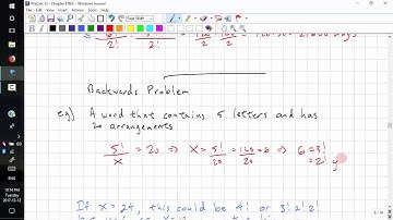 PreCalculus 12 Chp 8.3 - Permutations with Duplicate Objects (2017)