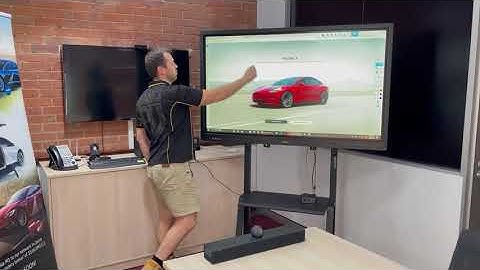 Video Conferencing Kit - Demo - Interactive touch screen TV, Logitech PTZ Camera, AMX Sound Bar