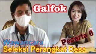 #6 Tehnik Wawancara Seleksi Perangkat Desa | Jabatan Sekretaris Desa |Sumurjomblangbogo | UPS Tegal