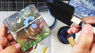 Easy Gelli Print DIY COASTERS! What to avoid