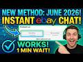 CONTACT EBAY CHAT OPTION AFTER LAST UPDATE JUNE 2026 METHOD 100% WORKING