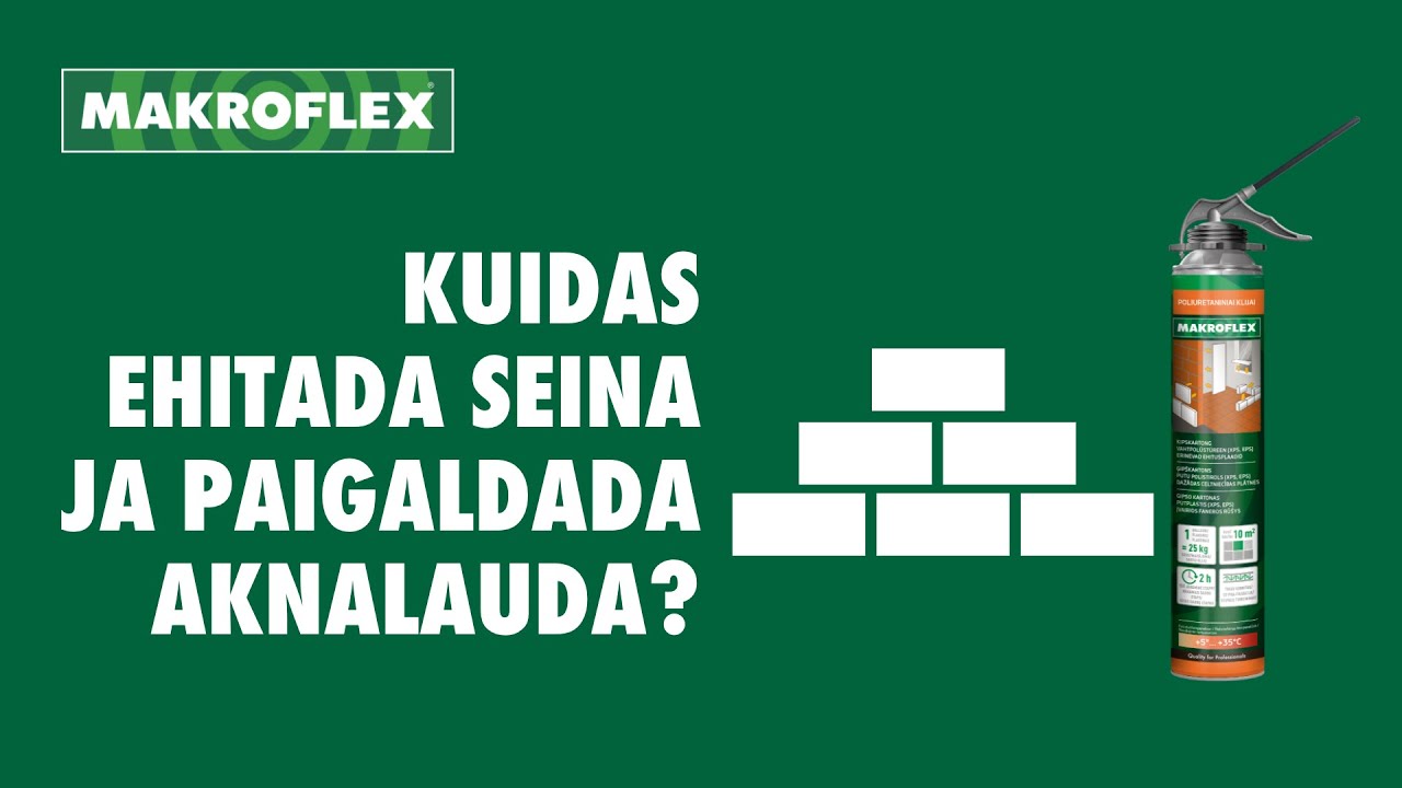 Kuidas ehitada seina ja paigaldada aknalauda?