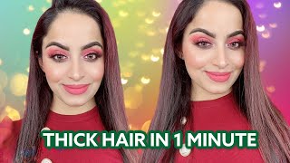 HOW TO ADD VOLUME IN YOUR HAIR IN 1 MINUTE | बालों को थिक कैसे करें 1 Minute | Deepti Ghai Sharma