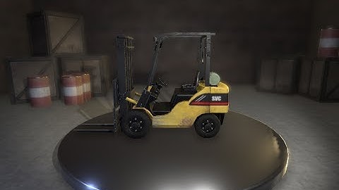 Industrial Forklift for Unity Game Engine