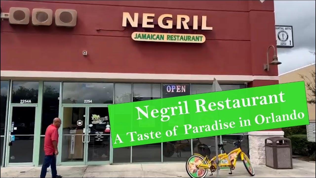 Negril Restaurant A taste of Paradise in Orlando YouTube