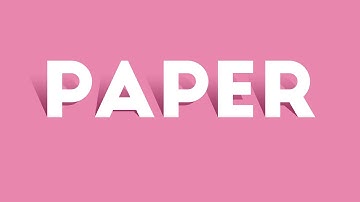 How to create paper text effect  Smart object Fully editable