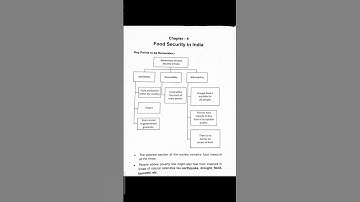 Class 9th Food security in India notes|Class 9th economic ch-4 food security in india notes #shorts