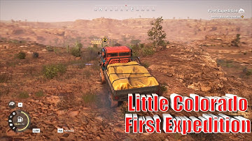 Expedition a Mud Runner game First Expedition | Little Colorado | Recover to the base base and park