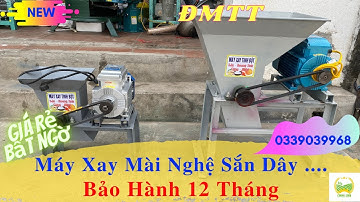 Máy Xay Nghệ Sắn Dây Củ Dong Củ Riềng