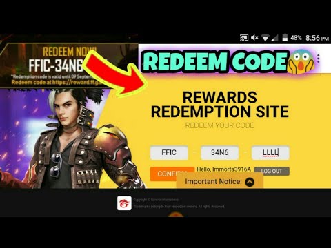 Free Fire India Championship 2020 Redeem Code Ffic 2020 Redeem Codes Ffic 2020 Day 7 Redeem Code Youtube