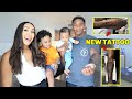 DADDY GETS A SPECIAL TATTOO FOR HIS SONS! *Surprise*