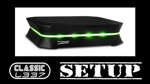 Hauppauge HD PVR 2 [SETUP]