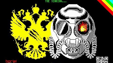 Red Raid: The sinking... (ZX Spectrum 48K game trailer, 2020)