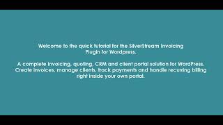 SilverStream Invoicing - Professional WordPress Invoicing Plugin (Free + Pro Plans)