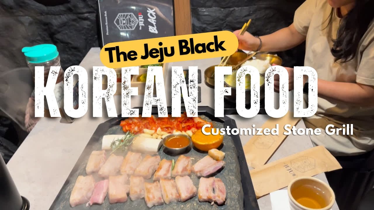 Korean Jeju BBQ | Customized Stone Grill
