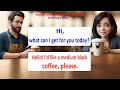 English conversation practice ordering coffee  everyday english excellence