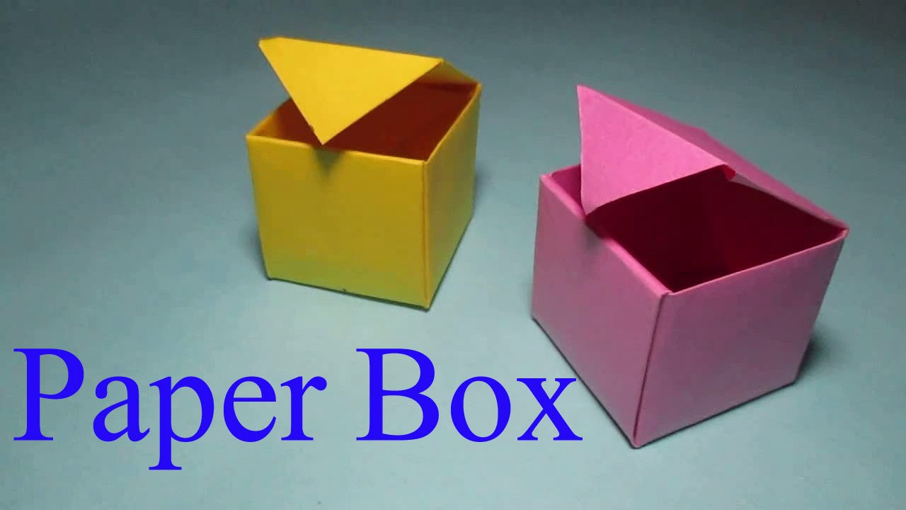 How To Make Box With Chart Paper