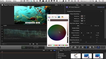 Ripple Tools Color Balance effect tips