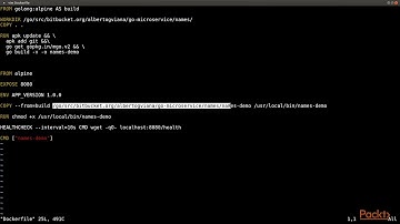 Docker Swarm : Build My Web Application Dockerfile | packtpub.com
