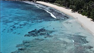 Anse Takamaka Beach (Drone views) #mahe #seychelles