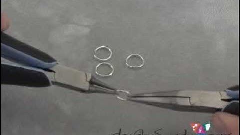 How to open and close jump rings