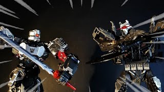 Transformers stop motion: Dominant Battle