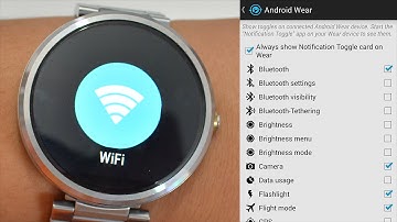 Notification Toggle for Android Wear!