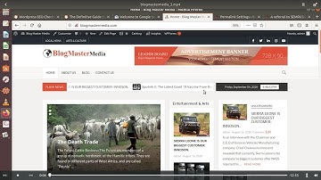 Creating Links on your WordPress website and an Introduction to SEO optimization