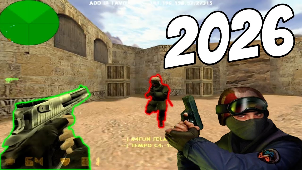 até que esse tal de cs 1.6 continua bom...