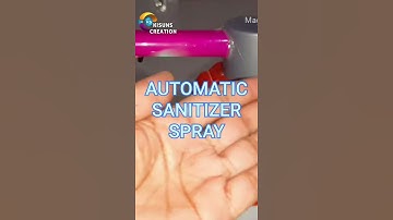 automatic hand sanitizer dispenser using ir sensor || how to make automatic hand sanitizer dispenser