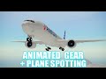 ANIMATED GEAR IN PTFS 🔴 PTFS PLANESPOTTING LIVE 🔴 [VIEWERS CAN JOIN]