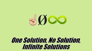 Identifying Equations with One Solution, No Solution, or Infinitely Many Solutions | 8.EE.C.7a