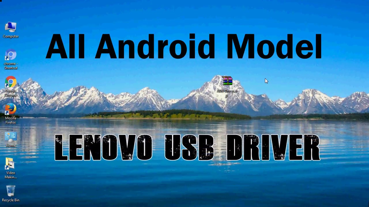 How Install Lenovo USB Driver Windows | ADB - YouTube