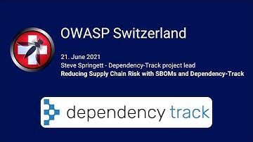 Reducing Supply Chain Risk with SBOMs and Dependency-Track