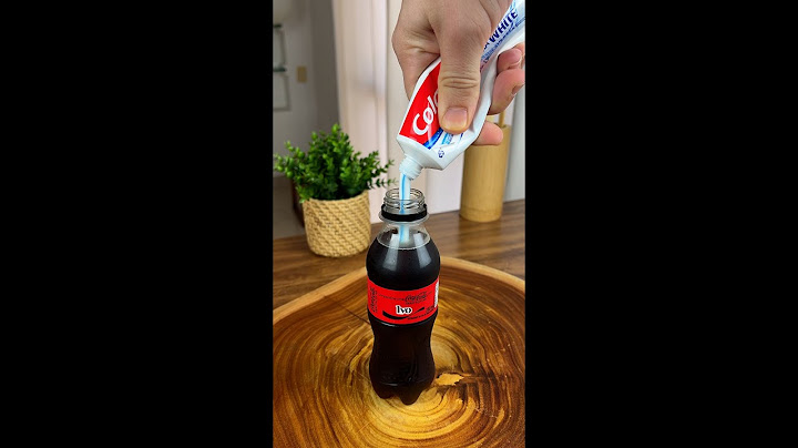 Basta aggiungere del dentifricio alla tua Coca-Cola e vedrai qualcosa di straordinario!
