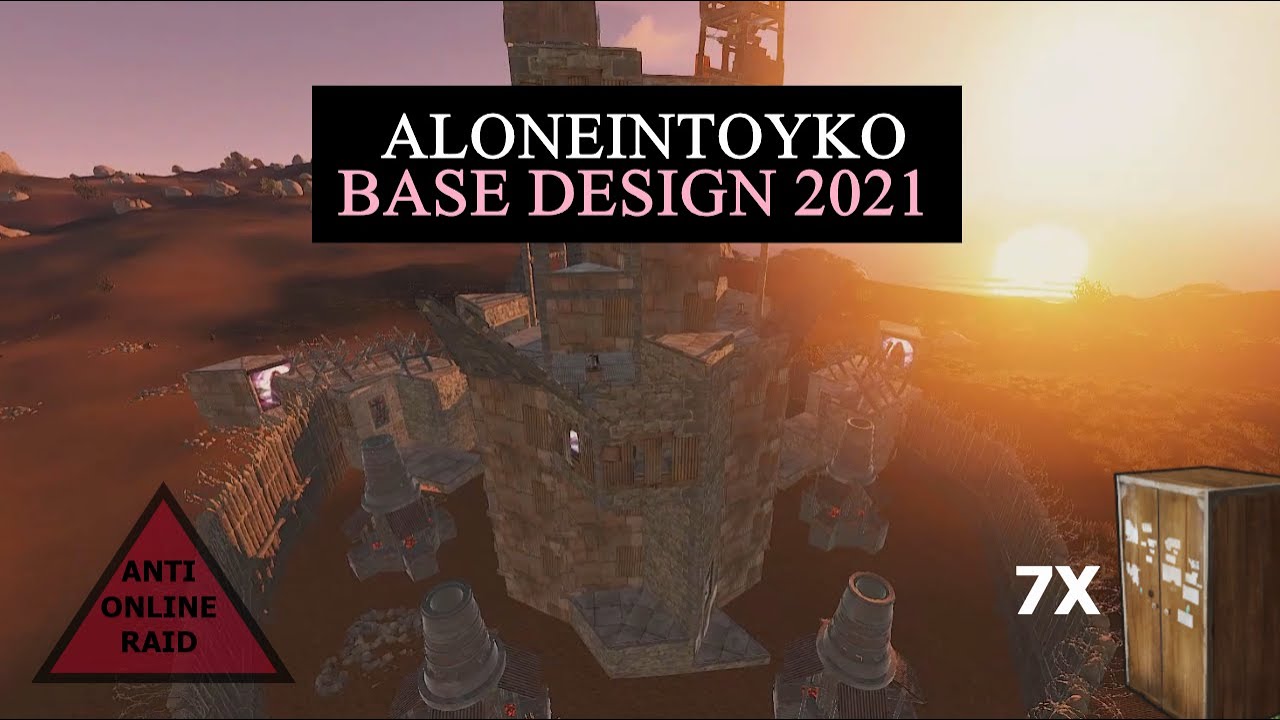 ALONEINTOKYO BASE DESIGN 2021 | Rust Solo Base Building
