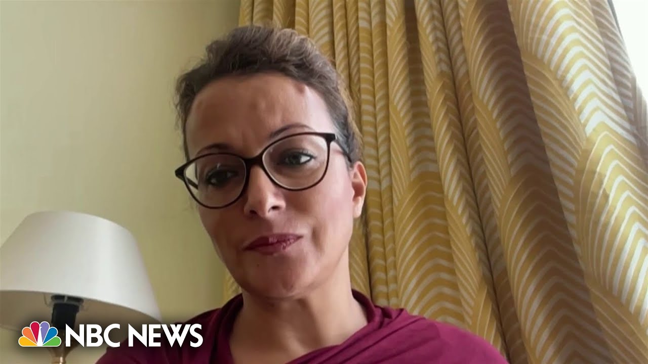 Palestinian American aid worker speaks about living through airstrikes in Gaza