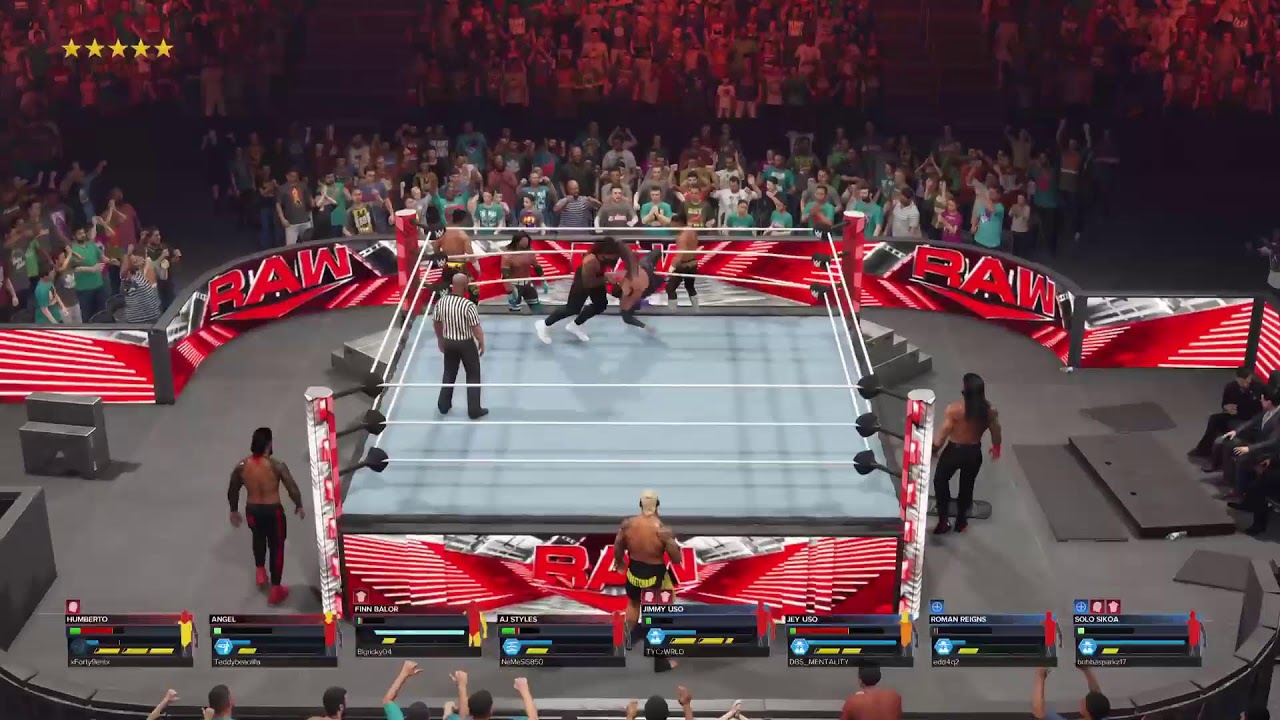 WWE 2K 23  Lumberjack Match   Finn Barlor vs Jimmy Uso