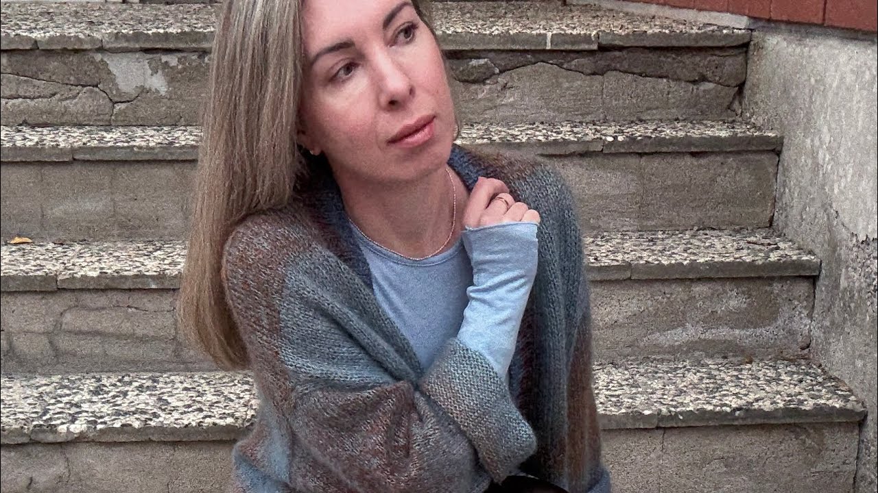 Кардиган из дундаги и кидмохера, планы и немного осени 🍂