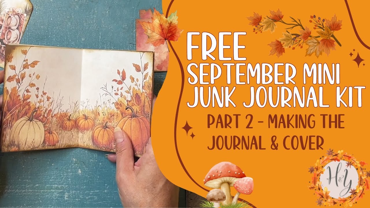 🍁 Free September Mini Junk Journal Kit | What's Inside? - YouTube