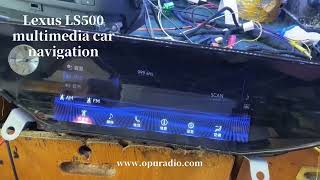 Lexus LS500 multimedia car navigation