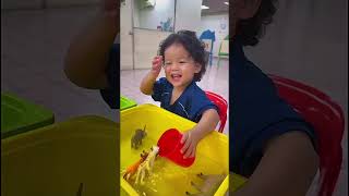 sensorial activities #BabiesCare #playschool #preschool #taskamamakids