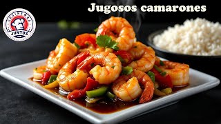 Camarones al Ajillo con un Toque Dulce que Enamora.