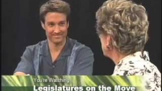 Representative  Thielen speaks with Blue Planet Foundation