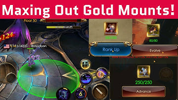 Maxing Out Gold Mount - Boosting - Jade Tower 45-50 - Legacy of Discord - Apollyon