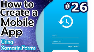 Xamarin.Forms Tutorial #26 - UI Redesign: Animated Entry Focus Login Page - Time Tracker App